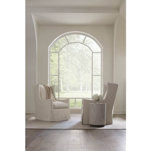 Picture of Ellory Slipcovered Swivel Chair w/ Glider Option